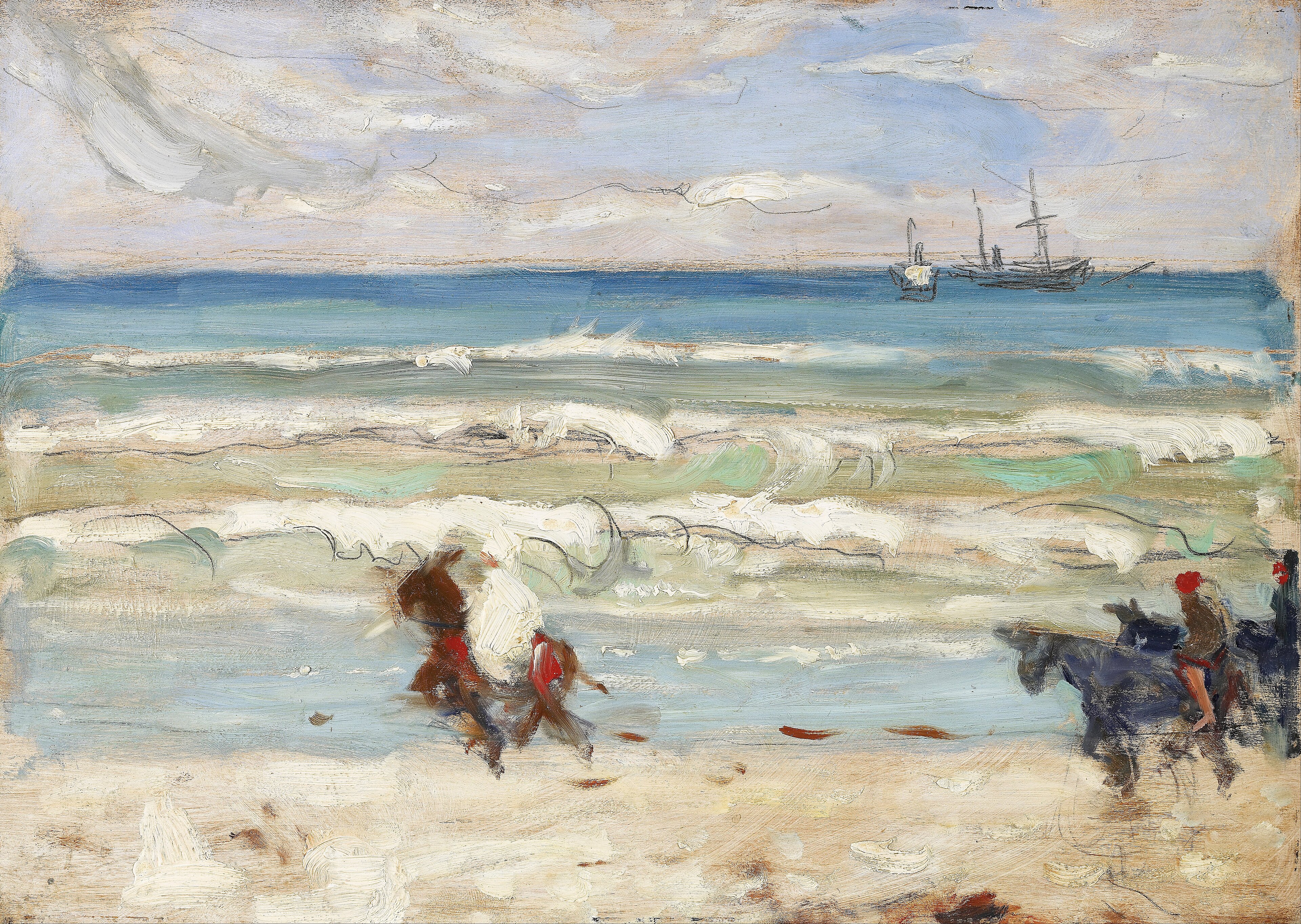 Beach Scene, Tangier