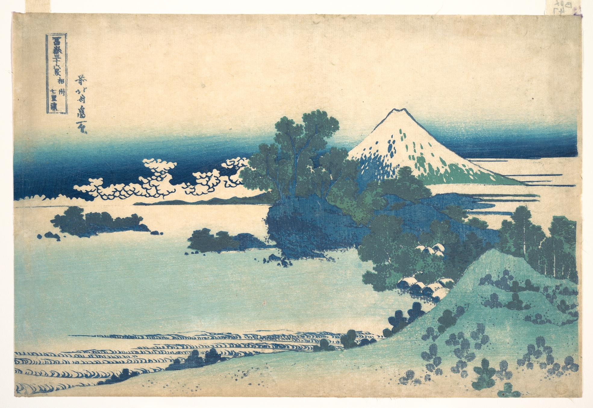 Shichiri Beach in Sagami Province