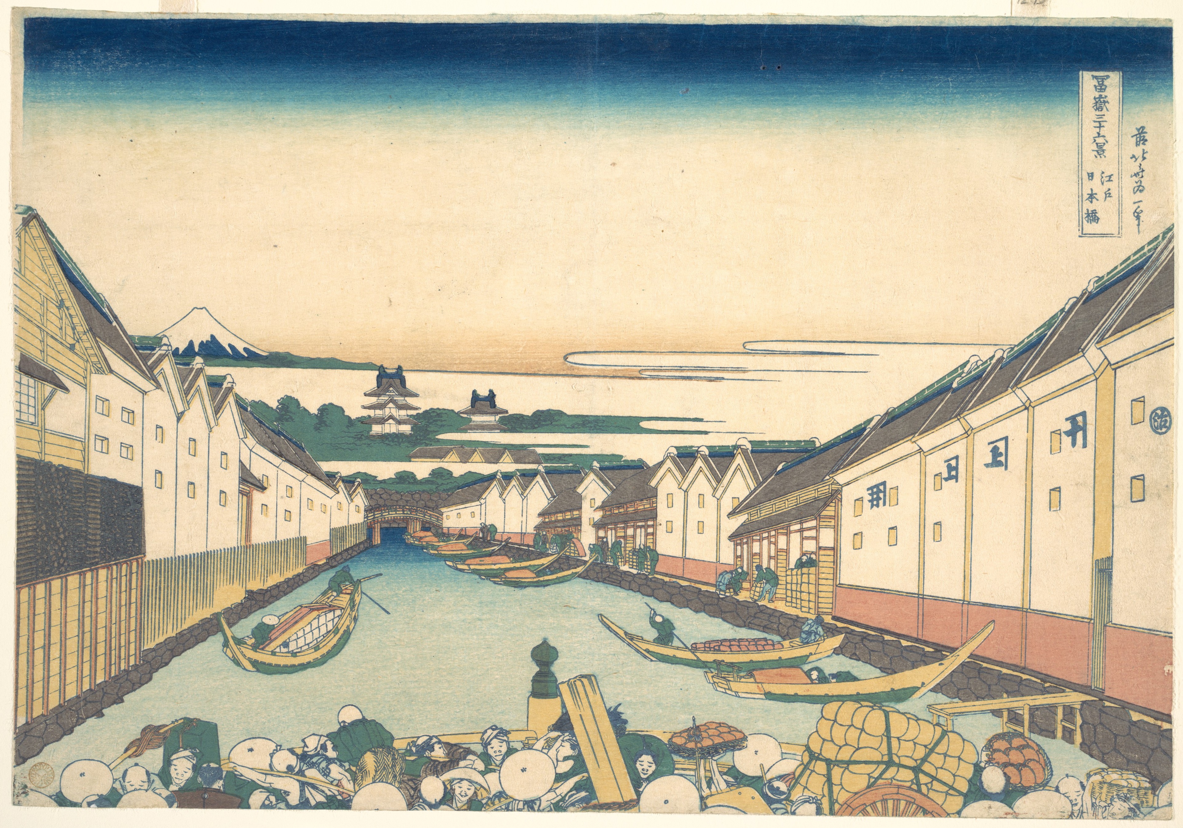 Nihonbashi Bridge in Edo