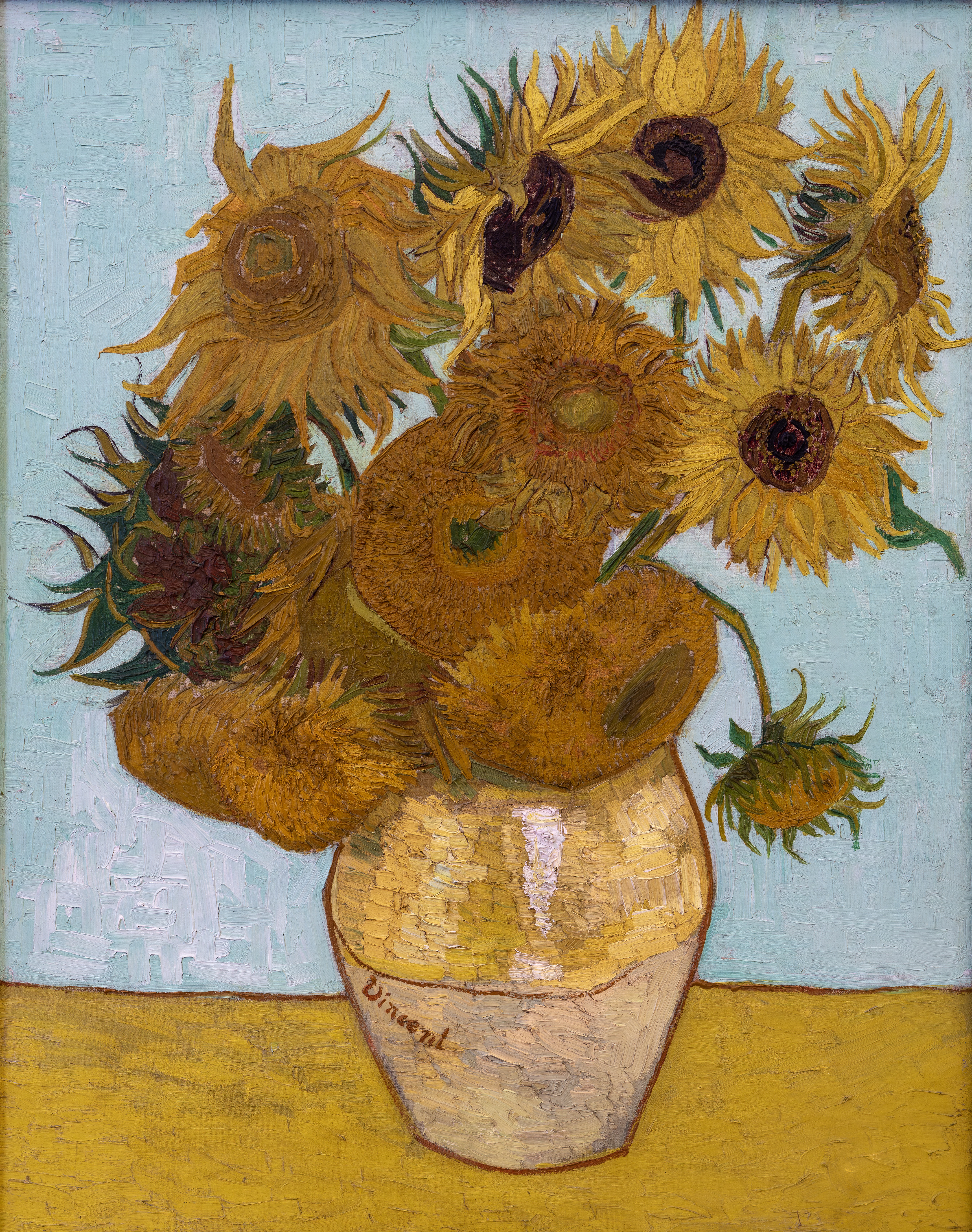 Still Life: Vase with Twelve Sunflowers