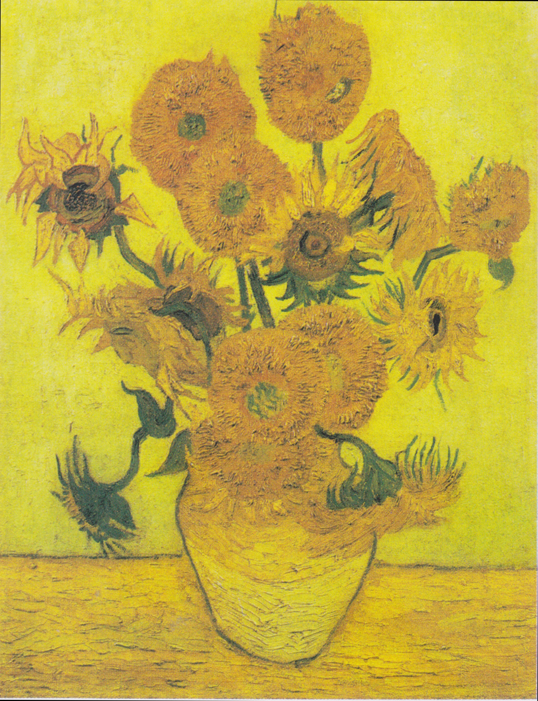 Still Life: Vase with Fifteen Sunflowers (Tokyo)