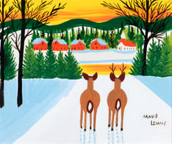 Deer at Sunset