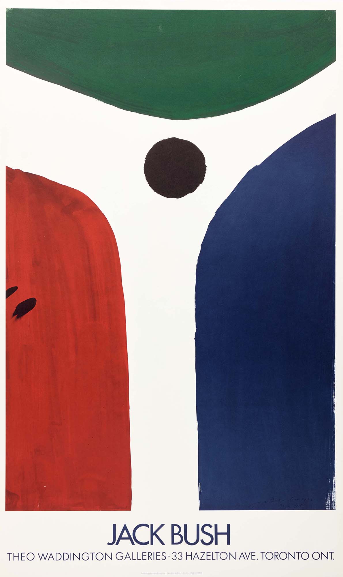 Jack Bush (Theo Waddington Galleries), 1981