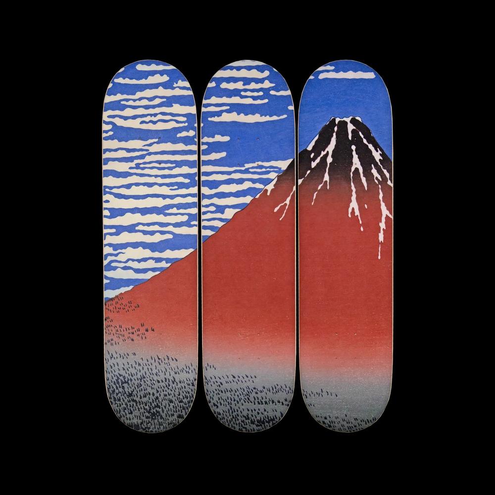 Katsushika HOKUSAI Fine Wind Clear Morning (Red Fuji)