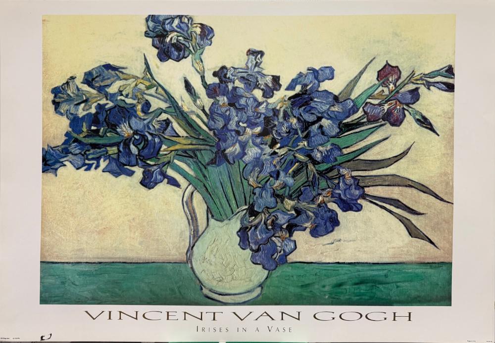 Vincent Van Gogh – “Irises In A Vase”