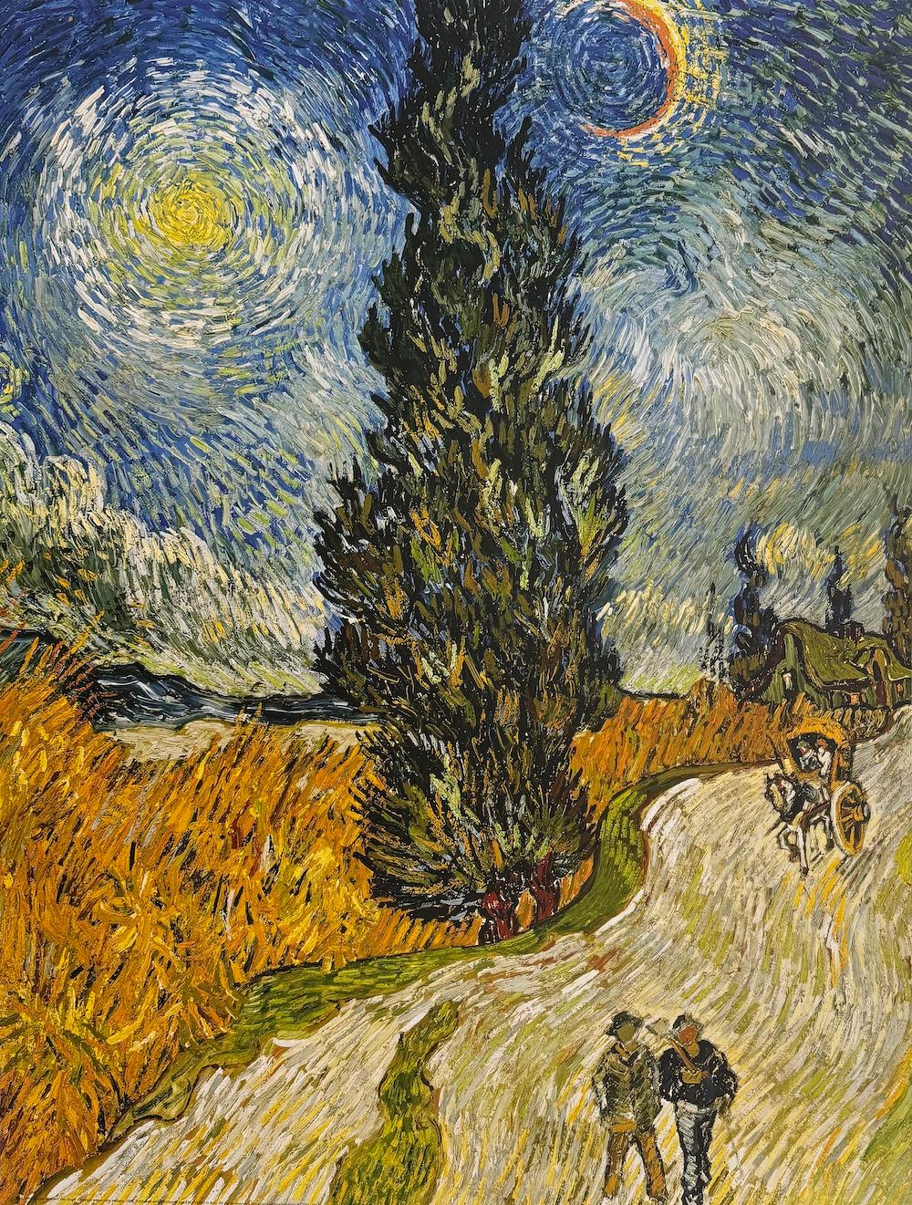 Vincent Van Gogh – “Road with Cypress and Star”