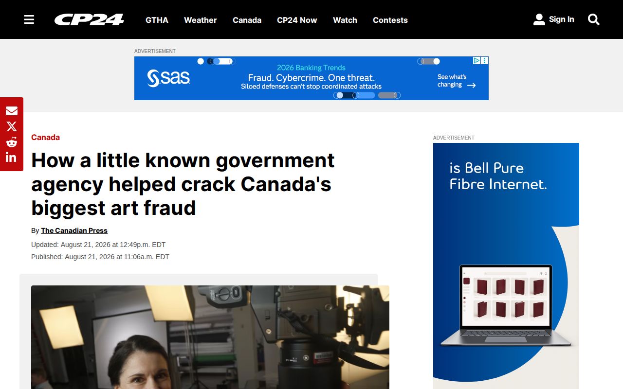 How a little known government agency helped crack Canada's biggest art fraud